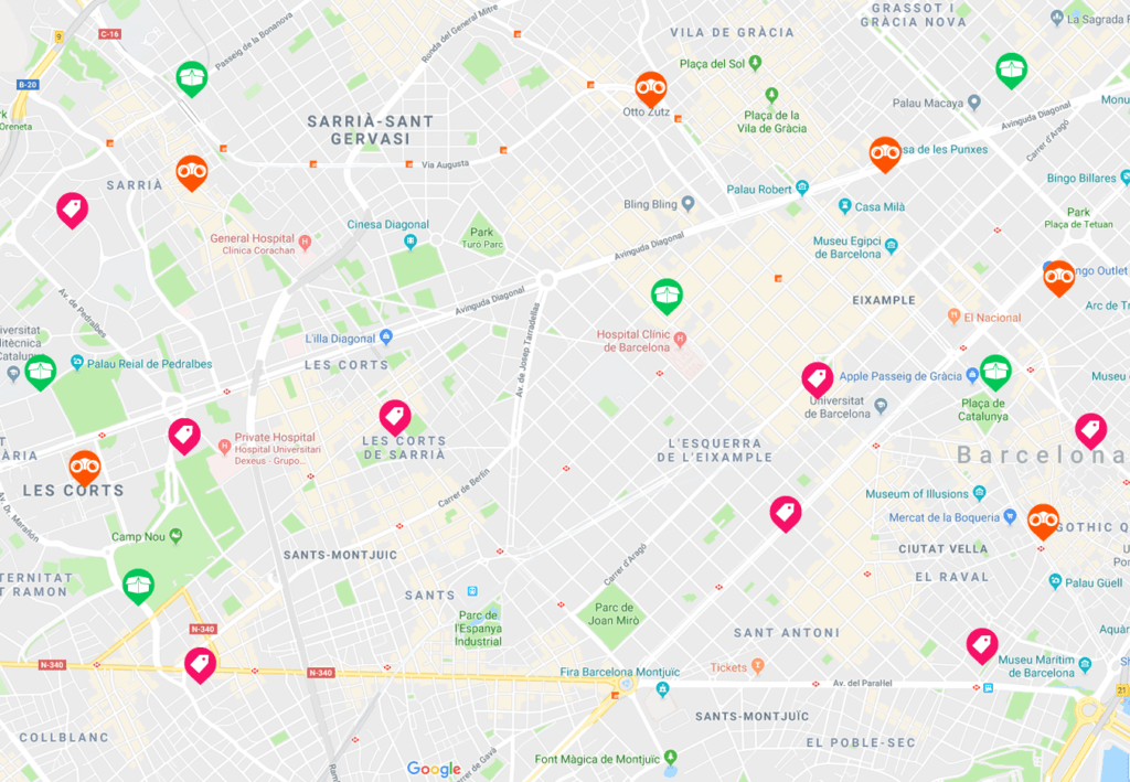 Barcelona-Google-map | Traista app