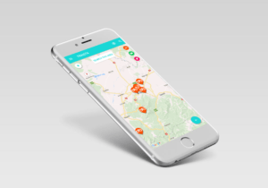 Traista app digital map lost and found